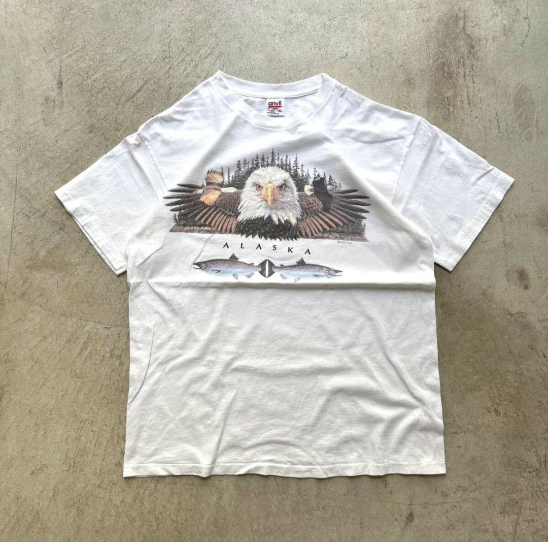 ALASKA 90s anvil シングル eagle Tシャツ vintage