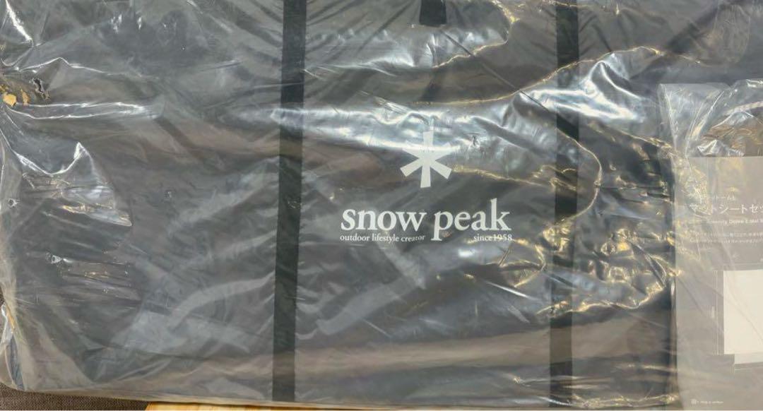 【新品】snow peak アメニティドームテントLマットシートセット