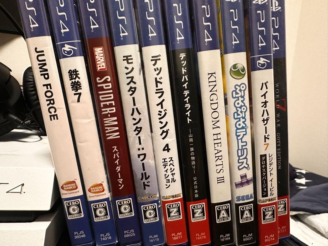 PS4本体とゲーム8本