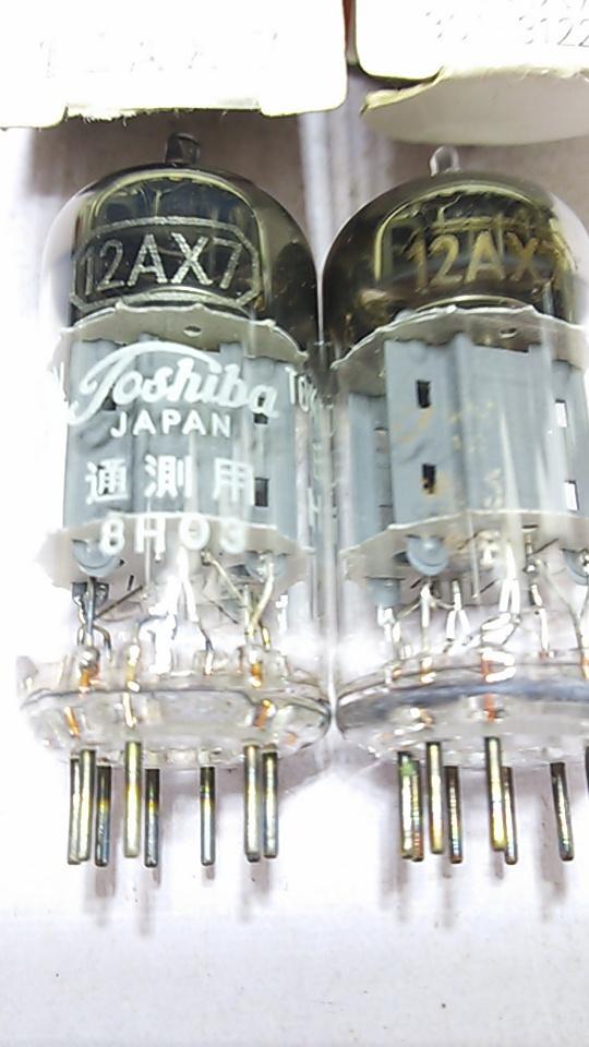 Yahoo!オークション - 東芝 真空管 12AX7 2本セットTOSHIBA