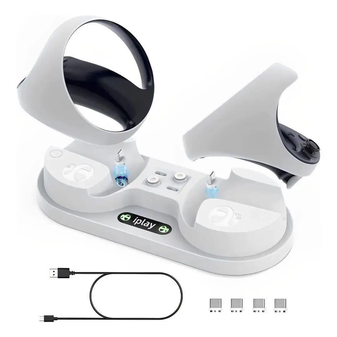 半額SALE‼️ PSVR2 充電スタンド 急速充電 LEDライト VRデバイス 半額SALE‼️ PSVR2 充電スタンド 急速充電 LEDライト VRデバイス