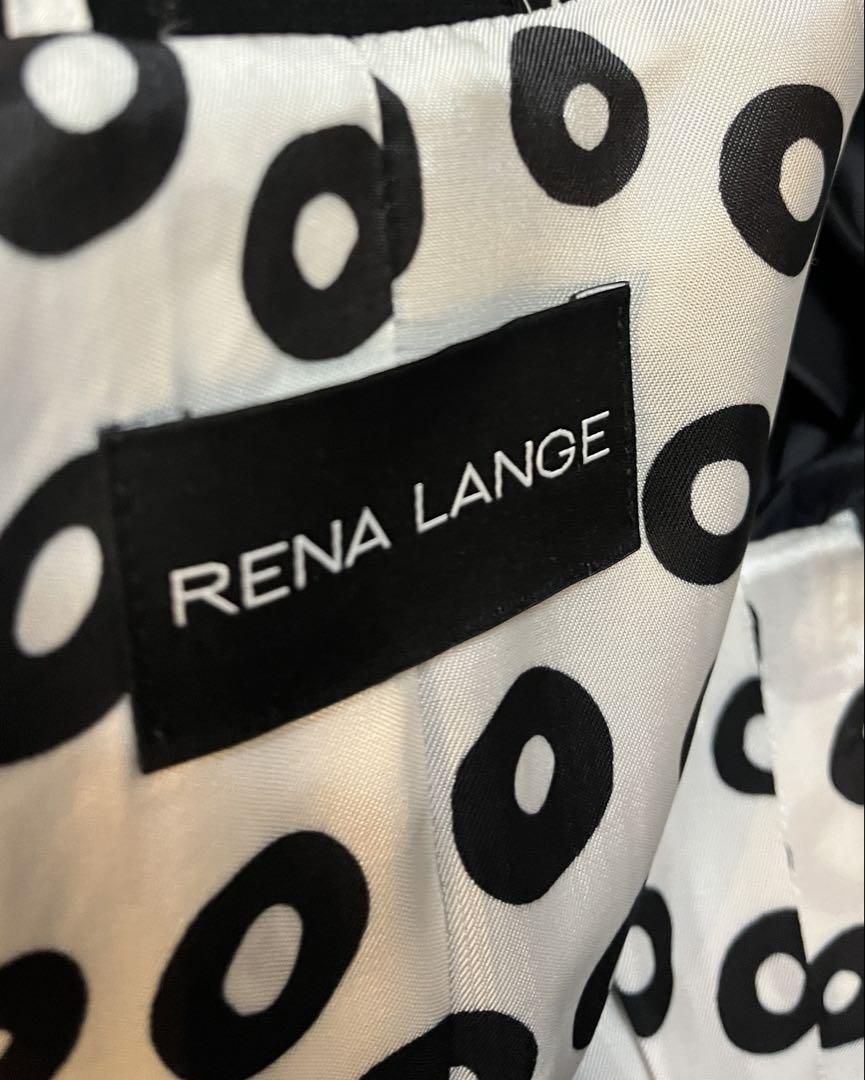 RENA LANGE】美品！ ジャケット ブラック 38サイズ