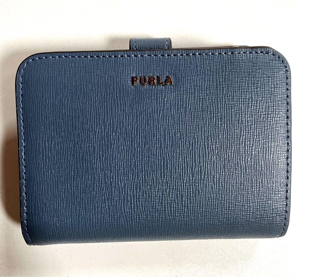 新品 フルラ FURLA バビロン BABYLON BLU 二つ折り財布