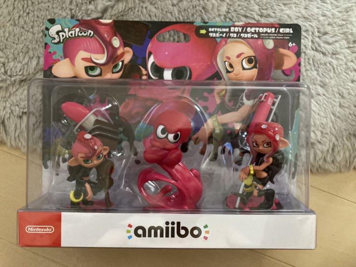 amiibo スプラトゥーン ボーイ タコ ガール 3つセット いいスタイル