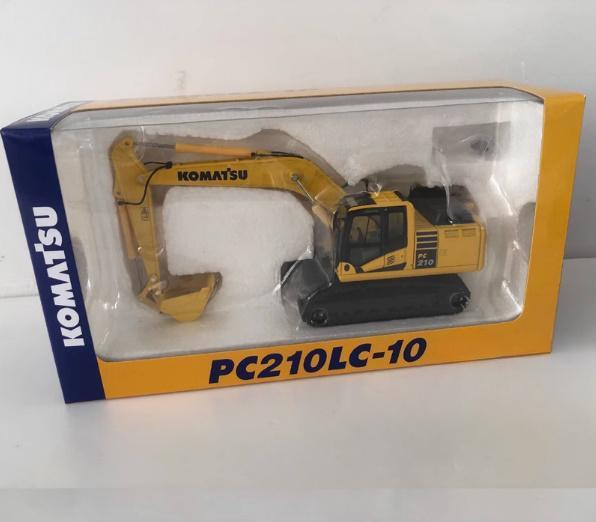 ミニカー 1/50 PC210-10 掘削機 バケット 青いハンマー