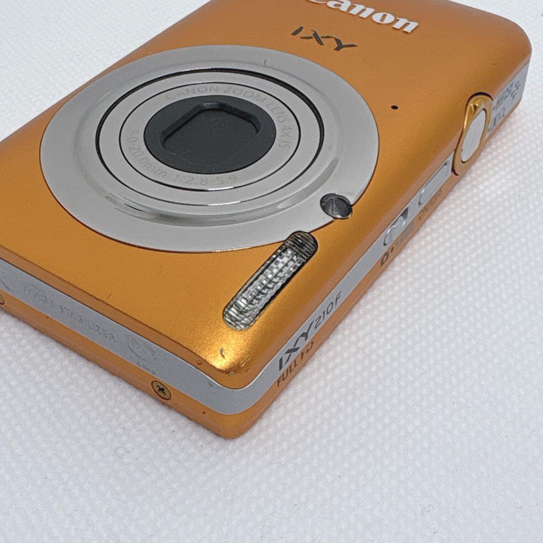 【希少 完動品】Canon IXY 210F 動作確認済 オレンジ 完品 未開封
