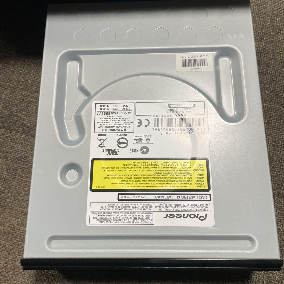 プレーヤー Pioneer BDR-S08J-BK Blu-ray Disc Writer