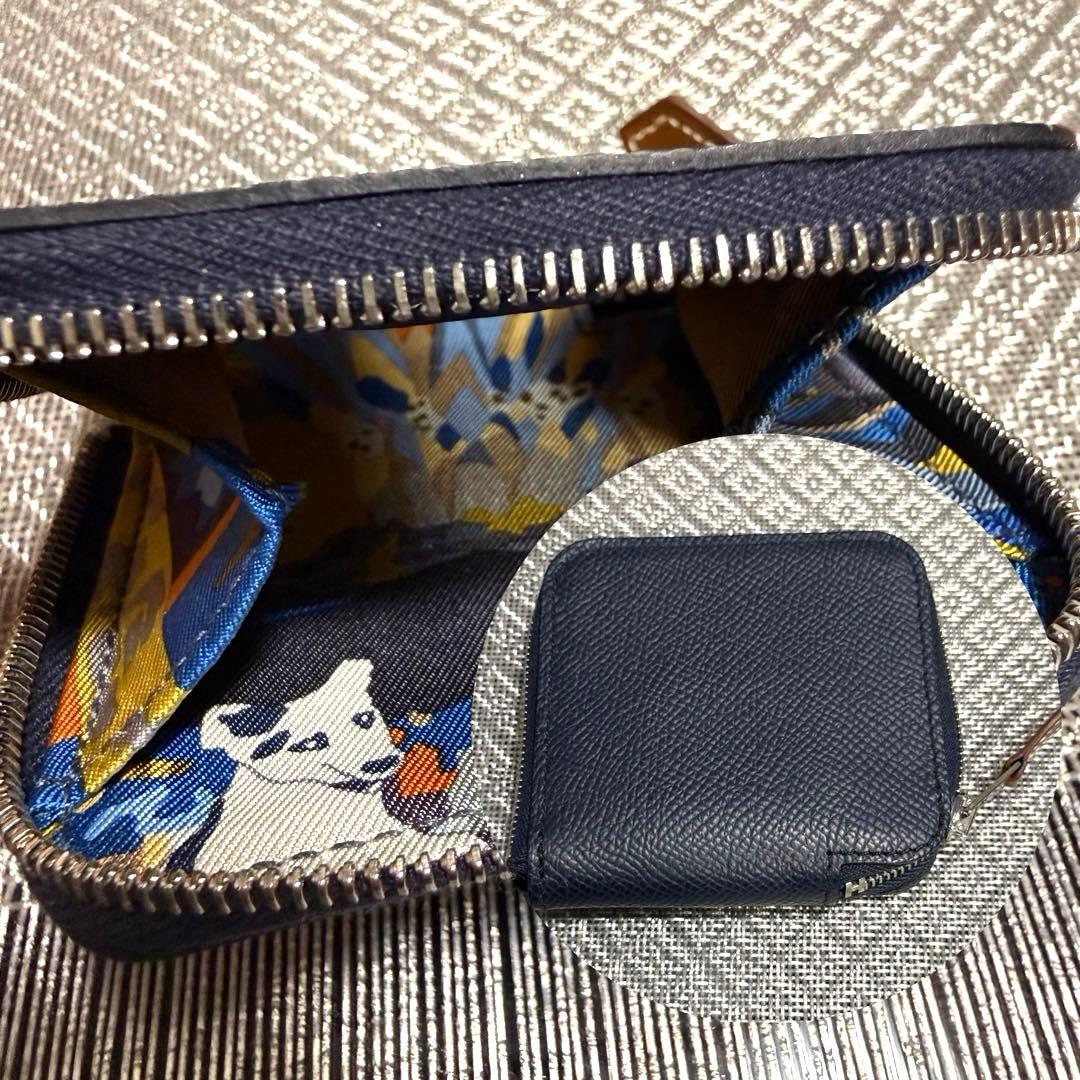 Hermès シルクイン コインケース 小銭入れ 自由に アン リベルテHERMES