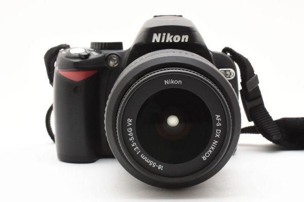 極美品 D60 AF-S 18-55mm f/3.5-5.6G VR　#N073