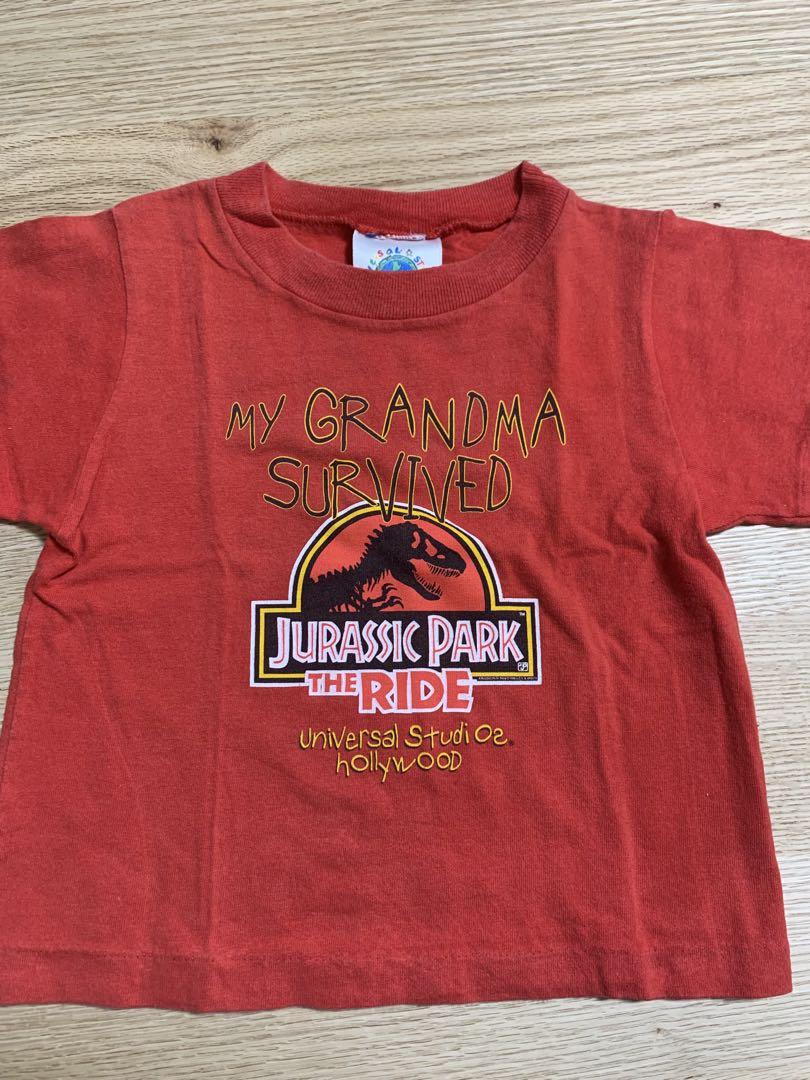 ユニバーサル・スタジオ 子供用Tシャツ ジェラシックパーク 古着 ヴィンテージ