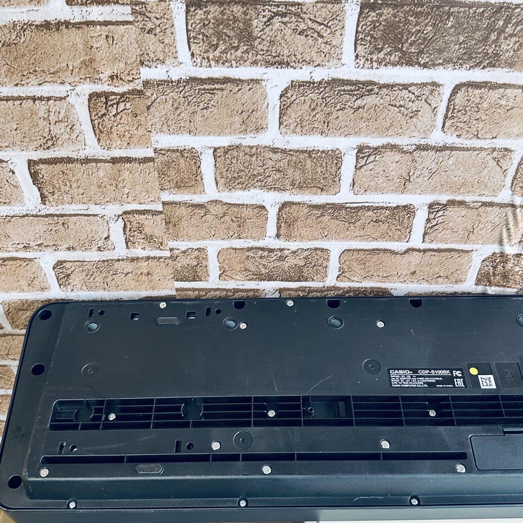 CASIO カシオ 88鍵盤 電子ピアノ CDP-S100BK スリムボディ
