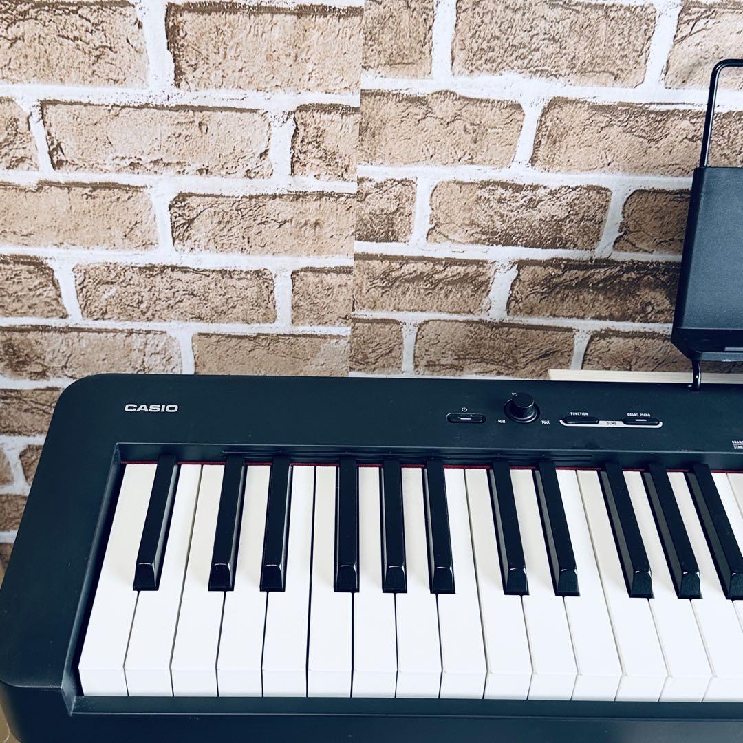 CASIO カシオ 88鍵盤 電子ピアノ CDP-S100BK スリムボディ