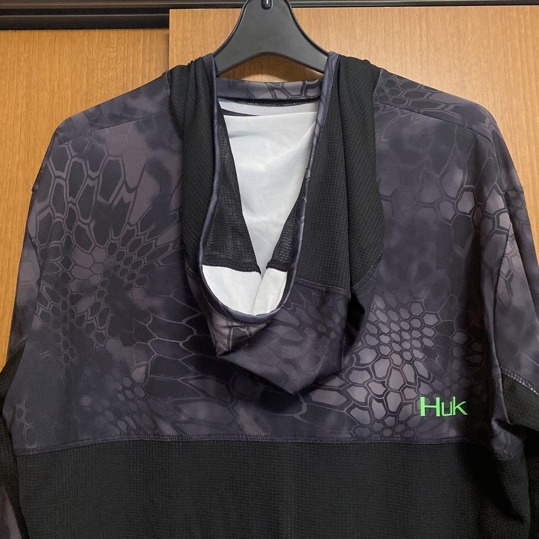 HUK PERFORMANCE FISHING ドライメッシュパーカー M