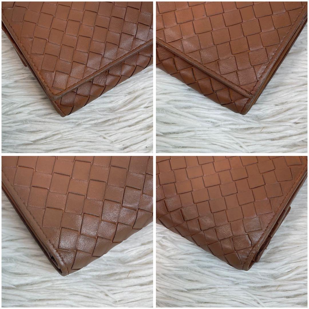 美品/希少品✨BOTTEGA VENETA 折り財布 BOXコインケース 茶
