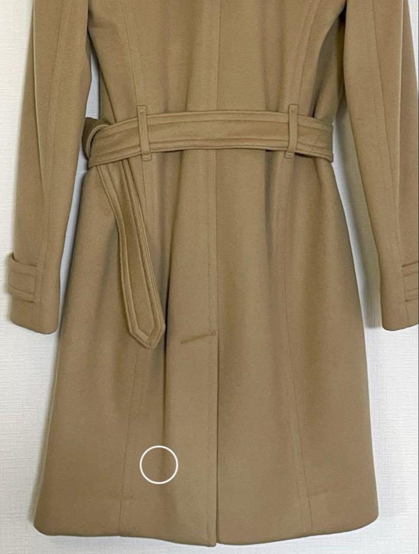 [36] BURBERRY トレンチコート ベージュ ウール100%