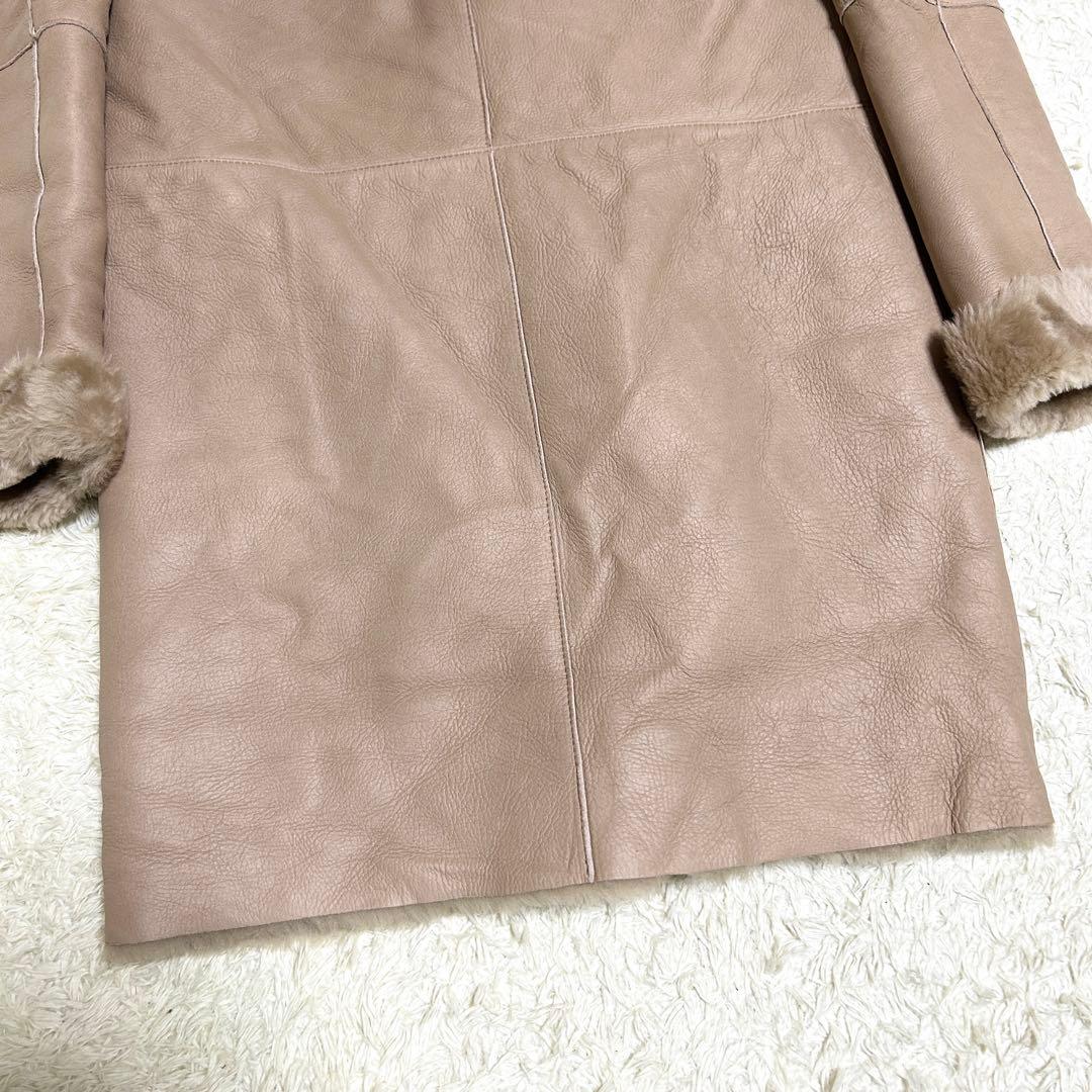 タグ付き✨高級素材 プレミアムトスカーナ スペイン産 ムートンコート ベージュ タグ付き✨高級素材 プレミアムトスカーナ スペイン産 ムートンコート ベージュ