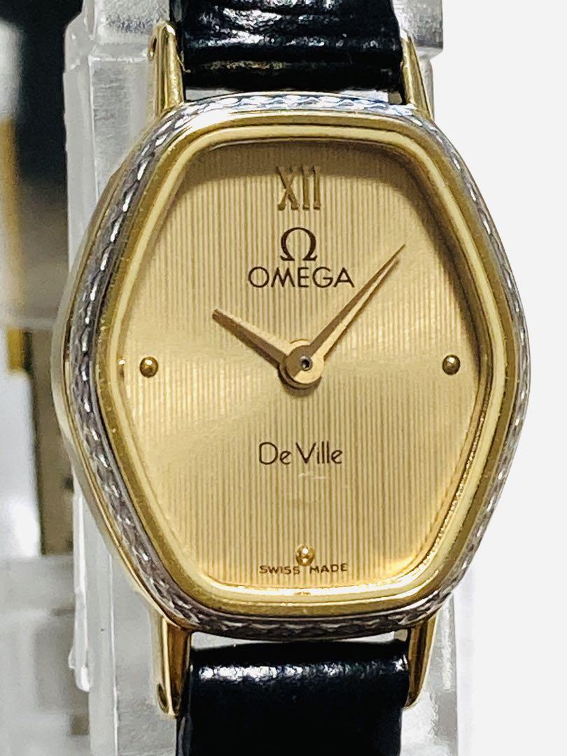 極美品！　OMEGA オメガ　デビル　六角形　プッシュ式　レディース腕時計 良品！ OMEGA オメガ デビル 六角形 プッシュ式 レディース