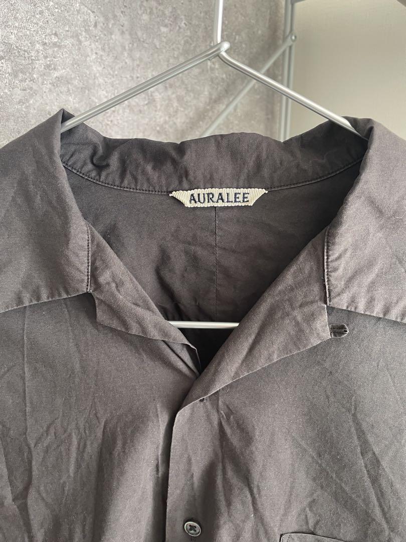 AURALEE SELVEDGE WEATHER CLOTH SHIRTS 4