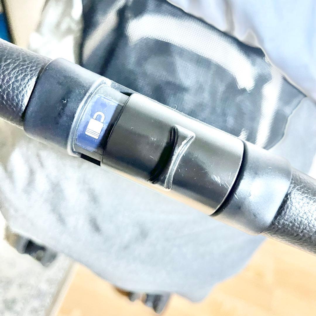 【美品】Aprica ラクーナ ビッテ レザーハンドル AB型 コンパクト 【美品】Aprica ラクーナ ビッテ レザーハンドル AB型 コンパクト