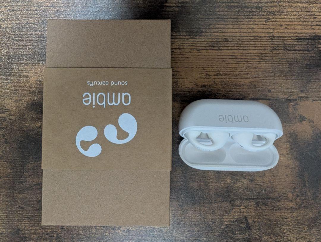 【美品】ambi AM-TW01/WC（ホワイト） 付属品完備