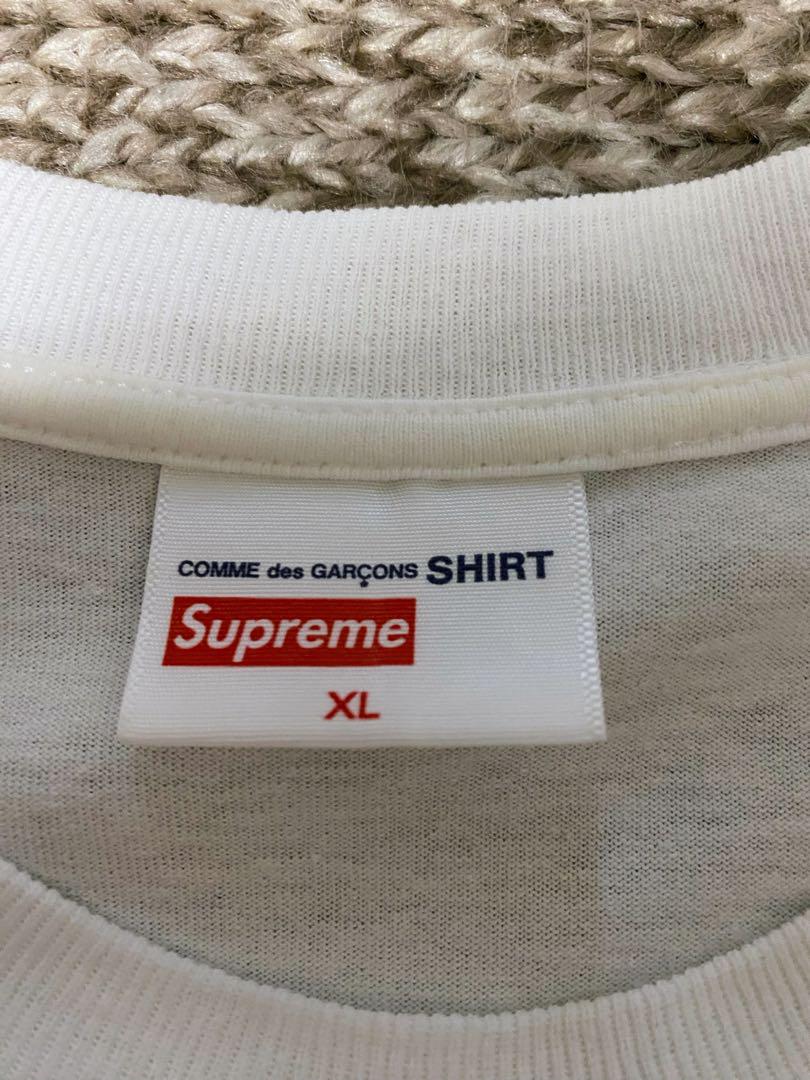 ★希少サイズ‼️ garçon×supreme 白 ボックスロゴ XL‼️ 18AW
