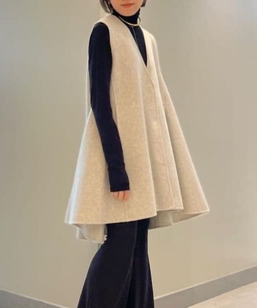 LE PHIL ルフィル ソフトウールリバーロングジレ LE PHIL ルフィル ソフトウールリバーロングジレ