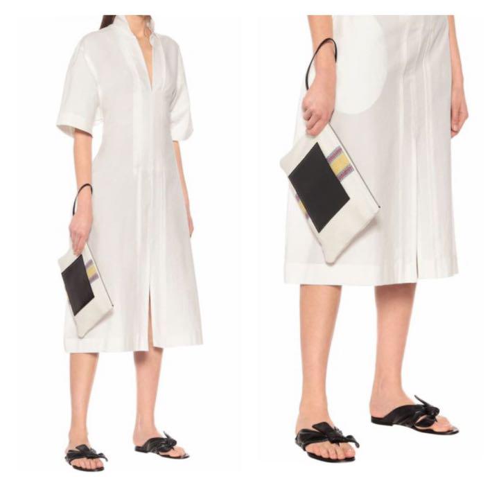 お得特価 新品 定価4.4万円 JIL SANDER クラッチバッグ AVu8v-m26252001629 人気最安値