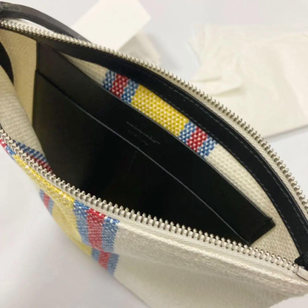 お得特価 新品 定価4.4万円 JIL SANDER クラッチバッグ AVu8v-m26252001629 人気最安値