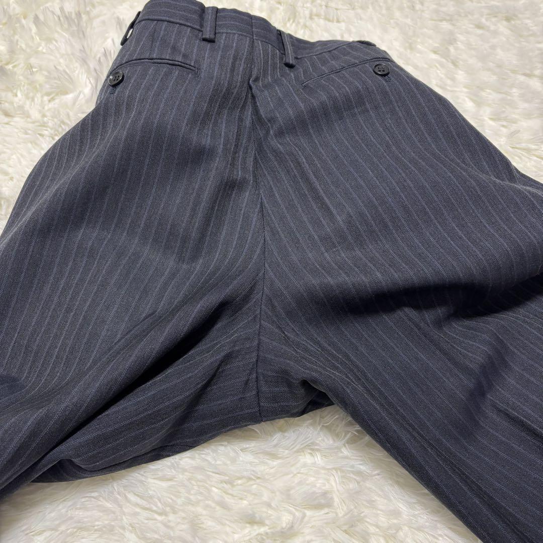 NEW YORKER ストライプ ビジネススーツ シングルブレスト