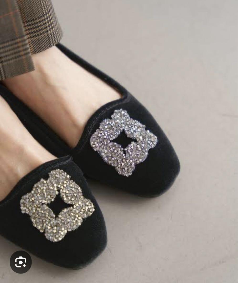 MALUS/マリュス VELVET SHOES