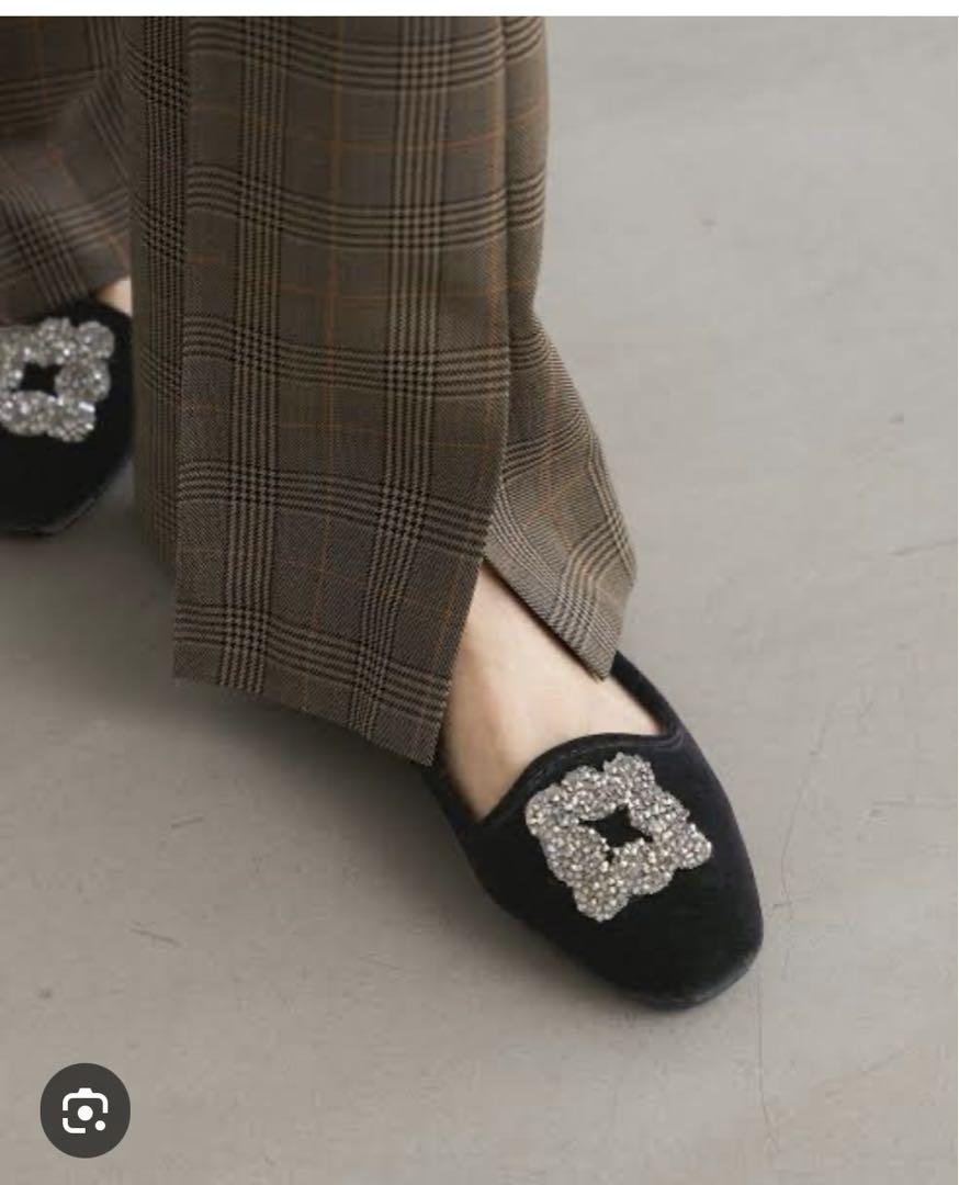 MALUS/マリュス VELVET SHOES