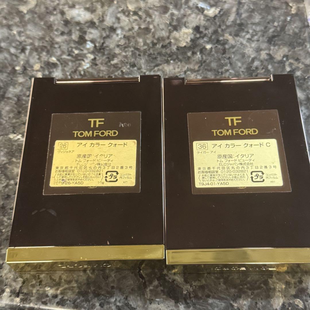 TOM FORD トムフォード アイカラー クォード ２点セット #31 #01 TOMFORD トムフォード アイカラークォード 2点セット - メルカリ