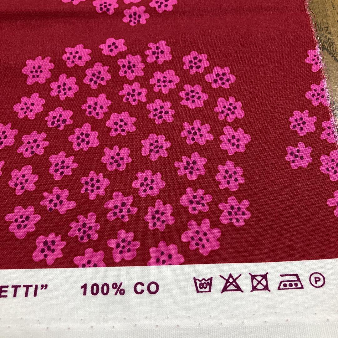 MARIMEKKO PUKETTI マリメッコプケッティ エンジ×ピンク廃盤色