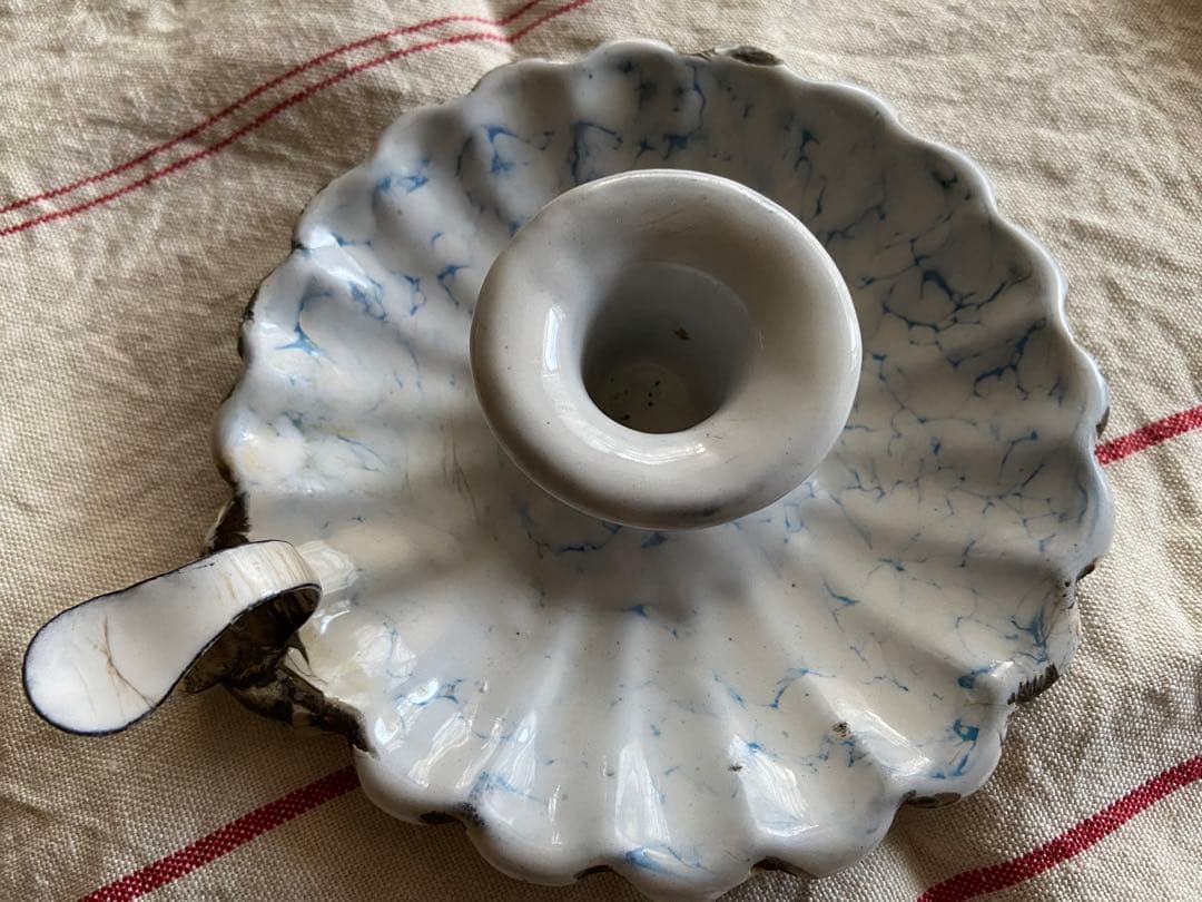 フランスアンティーク キャンドルホルダー キャンドルスタンド ホーロー エナメル フランスアンティーク キャンドルホルダー キャンドルスタンド ホーロー エナメル