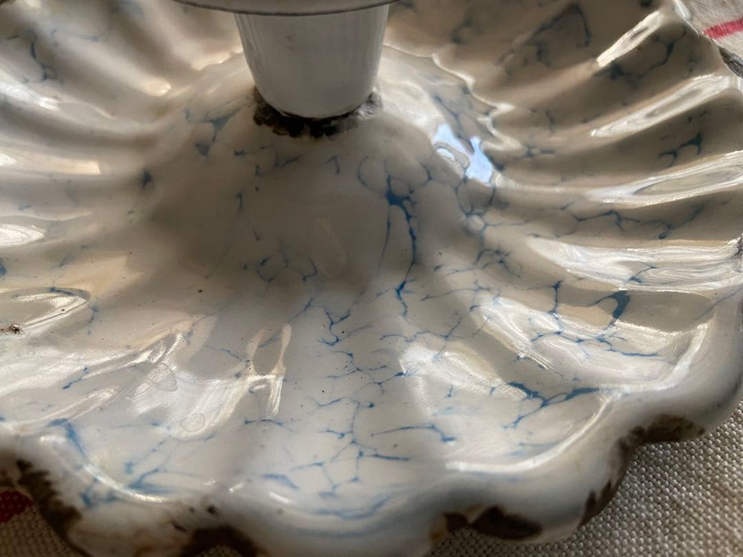 フランスアンティーク キャンドルホルダー キャンドルスタンド ホーロー エナメル フランスアンティーク キャンドルホルダー キャンドルスタンド ホーロー エナメル