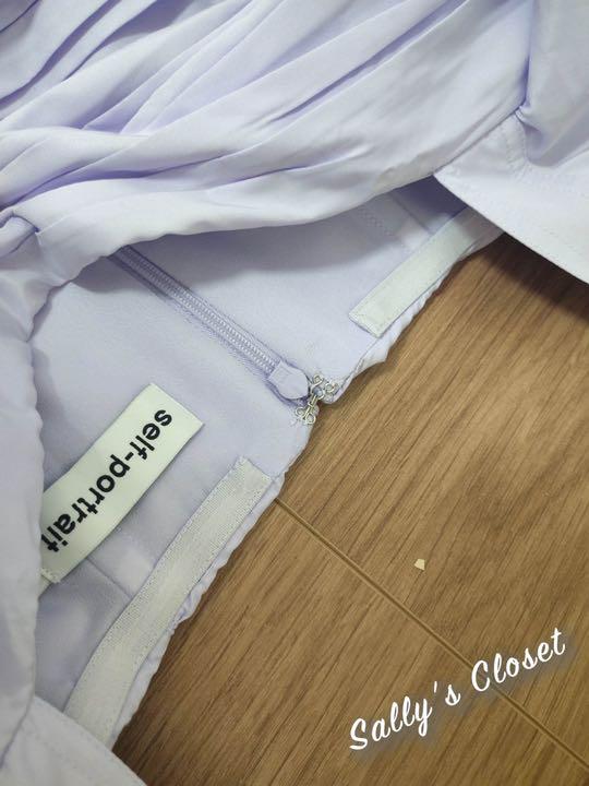 ダイアン ❤️21秋新作 薄紫ワンピース♡ 259 WytmT-m26254957513 新品♡ SelfPortrait ・゜サイズ