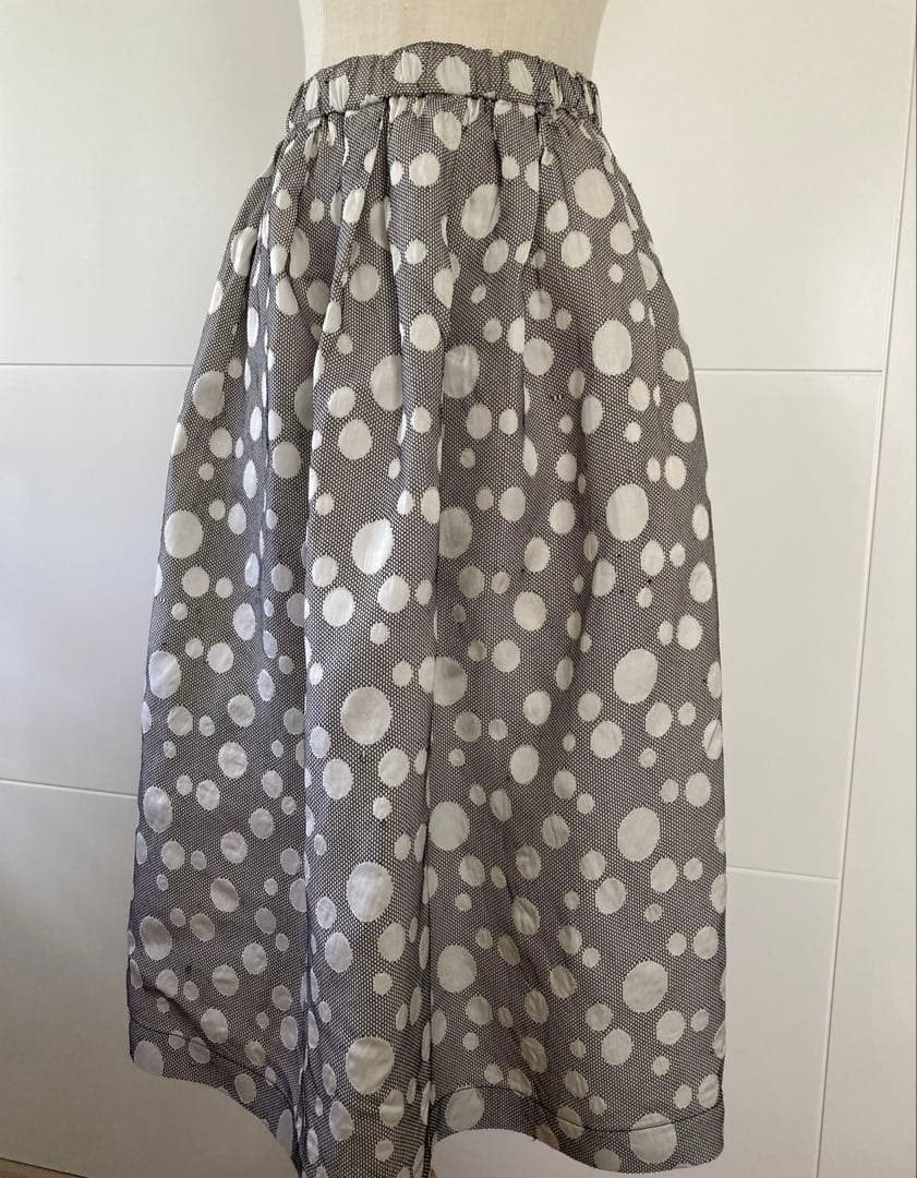 COMME des GARCONS メッシュ×ドット柄 スカート　育てるスカート