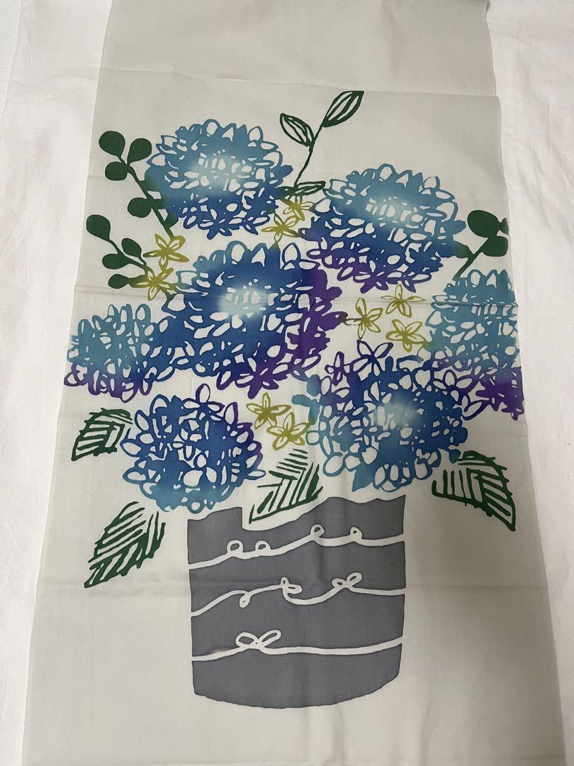 にじゆら手ぬぐい手拭いタペストリー紫陽花アジサイあじさい6月