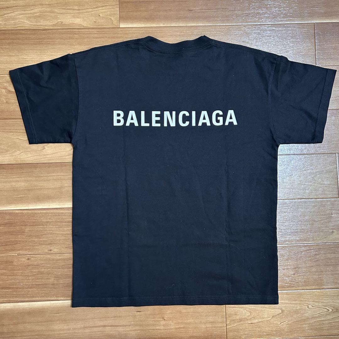 BALENCIAGA ブラック Tシャツ 新品未使用‼️】BALENCIAGA ブラック Tシャツ XS