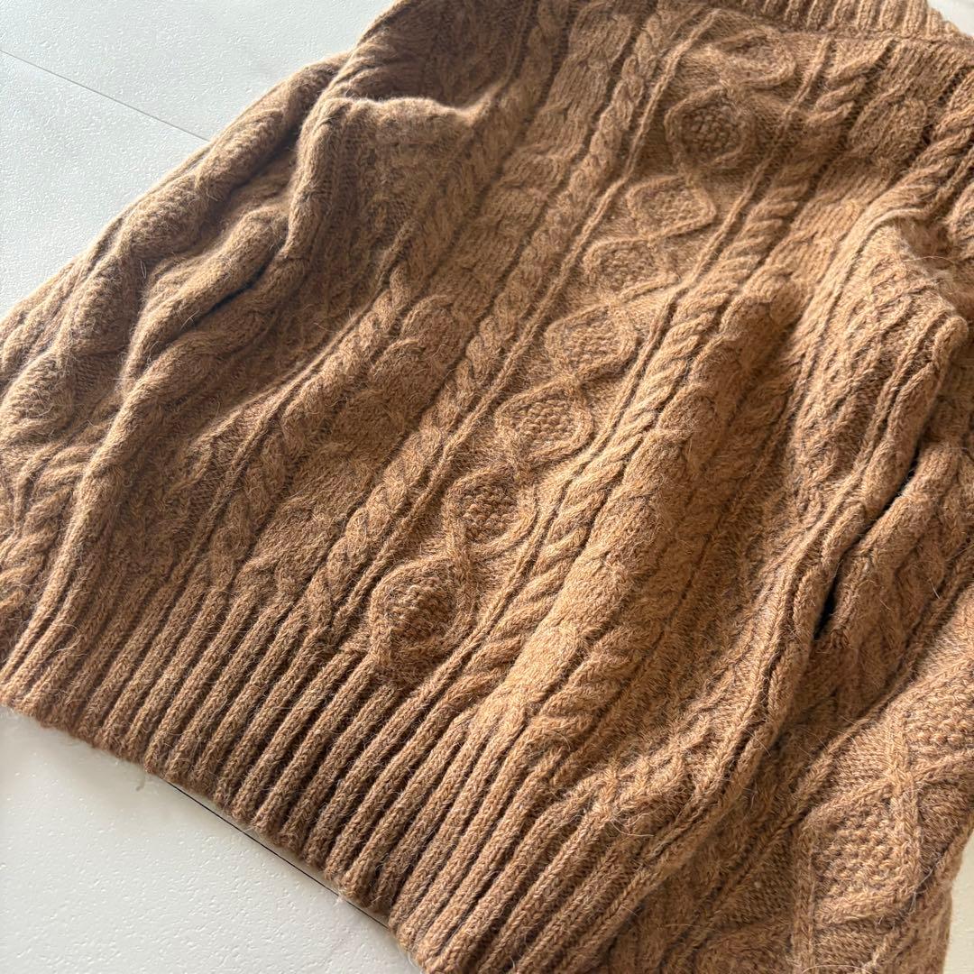 MAXMARA WEKEND LINE ケーブル　ニット　M アルパカウール mdprevattcaulkingandwaterproofing.com