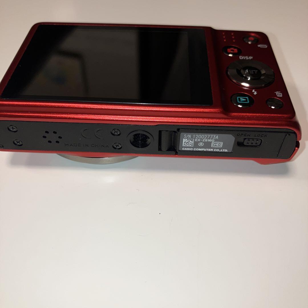 CASIO EXILIM EX-ZS160 レッド