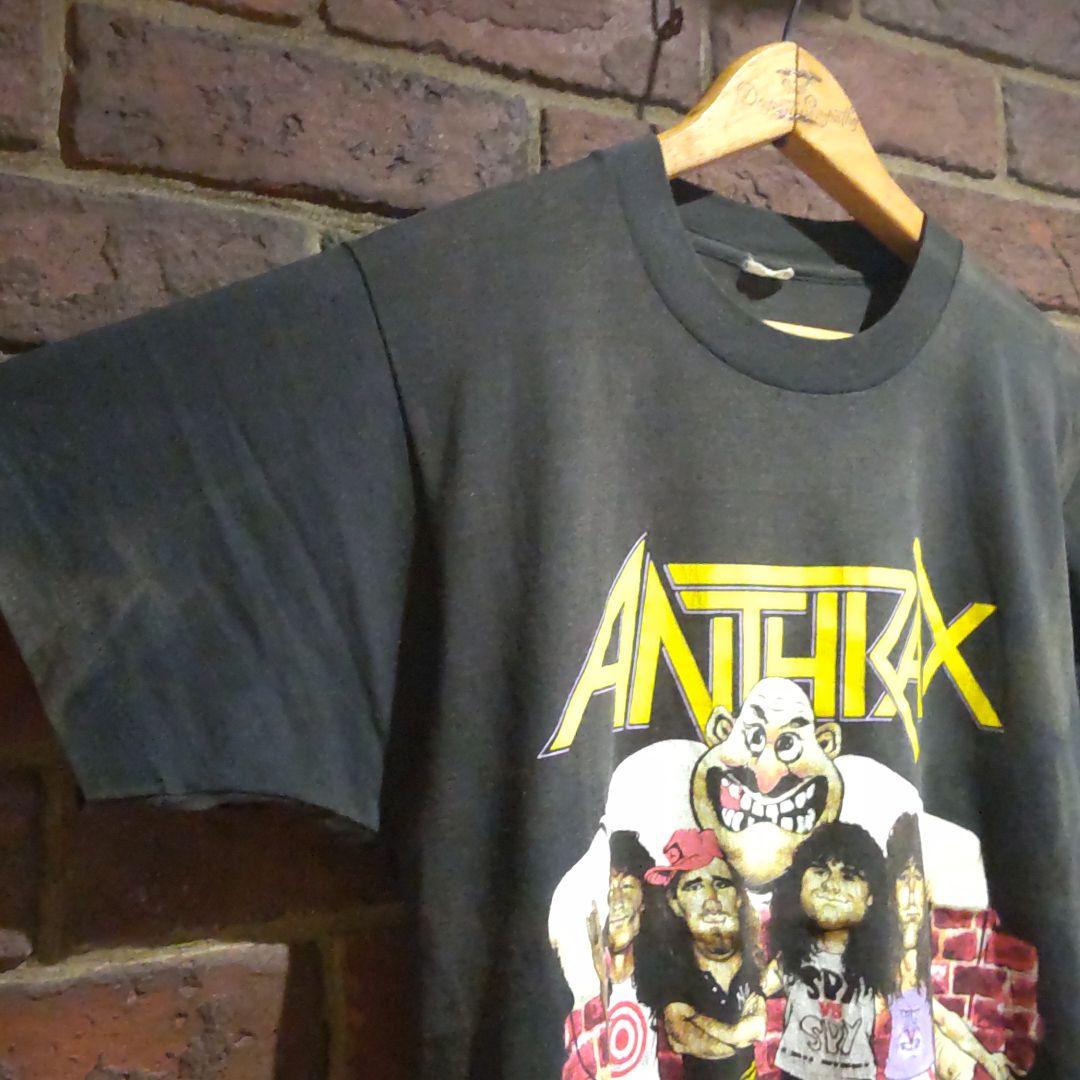 ベルベルの 80s ロックT バンT ツアーT nmP3S-m26265240027 ビンテージ Anthrax アンスラックス でもチケッ