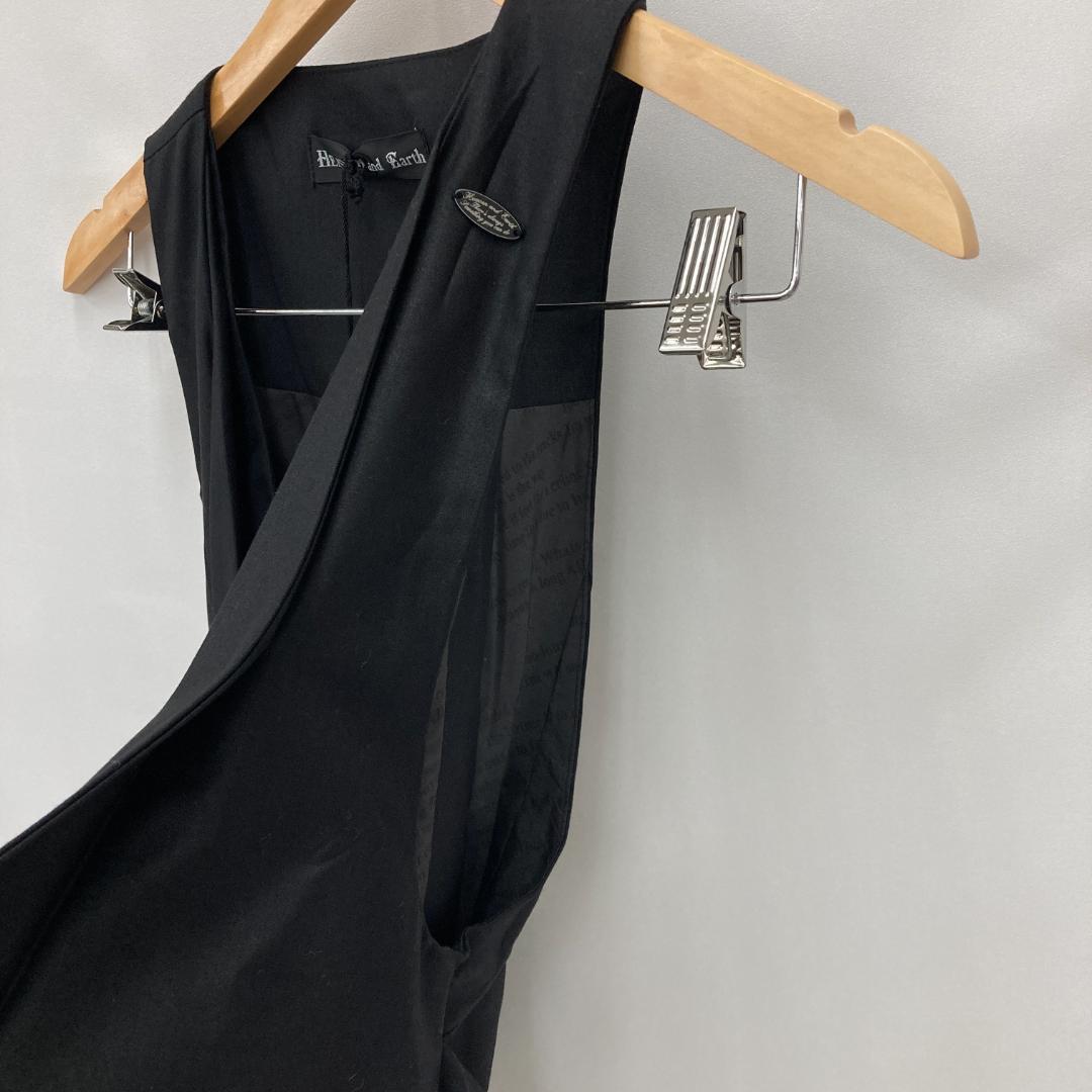 新品✨HEAVEN and Earth ブラック ベスト ノースリーブ Mサイズ