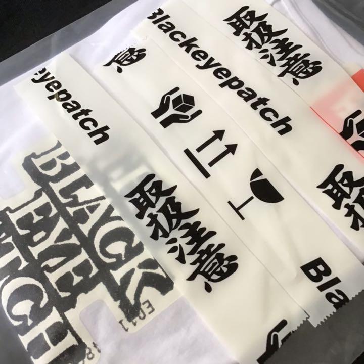 XL 舐達麻 バダサイ着用 ブラックアイパッチ ラベルTシャツ 白 - メルカリ