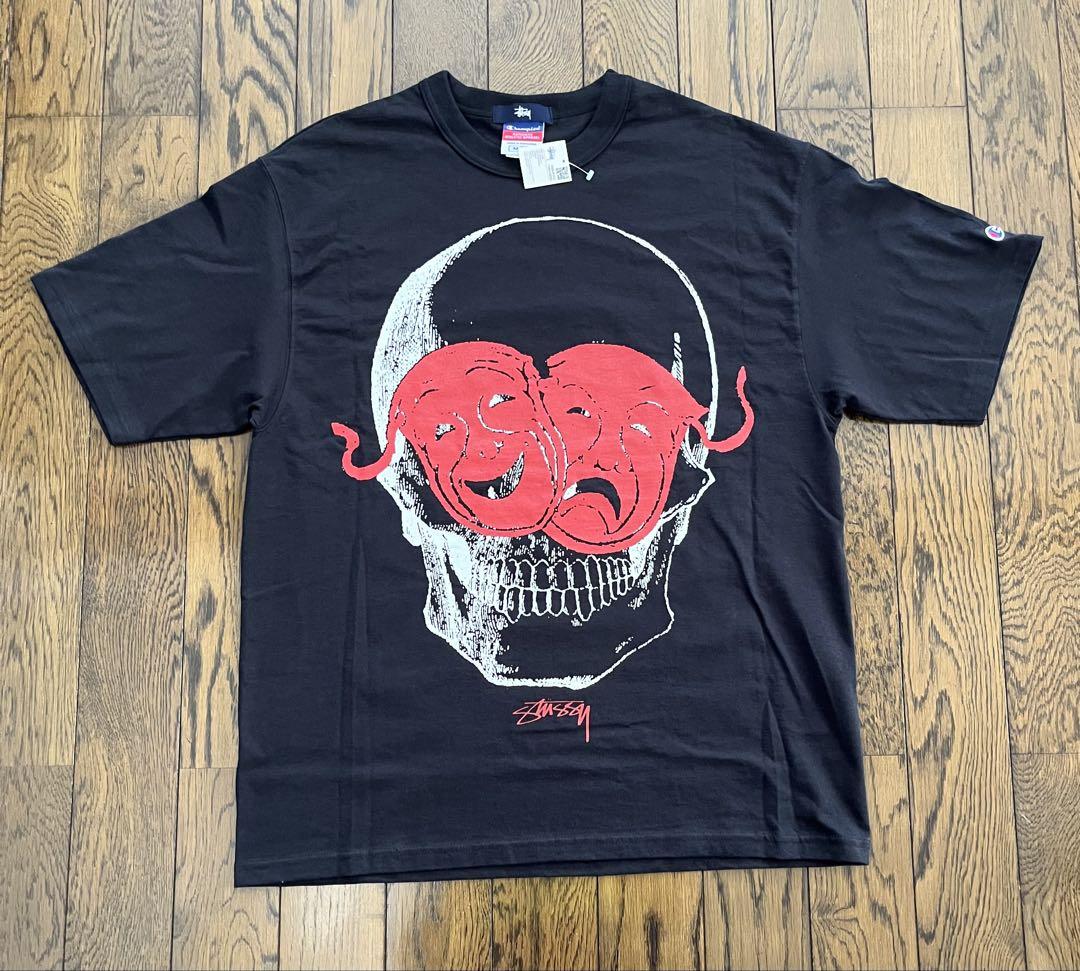 STUSSY × Champion Tシャツ 横浜チャプト限定 サイズM 未使用