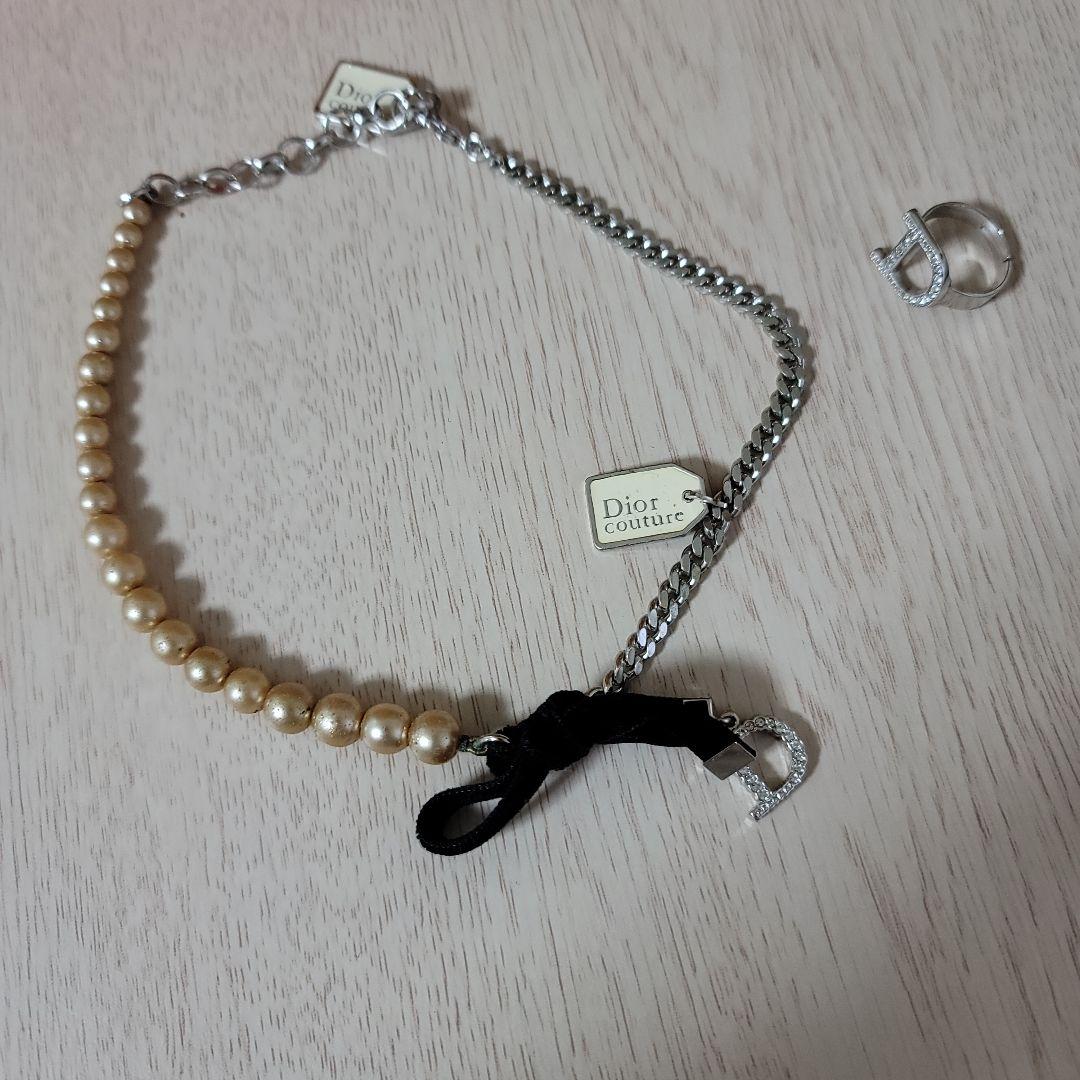 Dior　チョーカー&リングセット