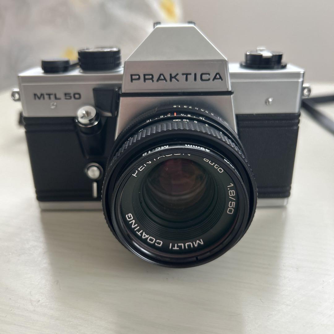 PRAKTICA プラクチカ MLT50 ケース、未使用フィルム(x2)付き