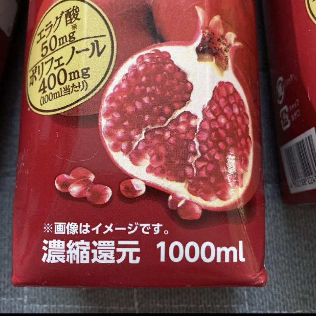 スジャータめいらく　ざくろ100%  濃縮還元ジュース　12本