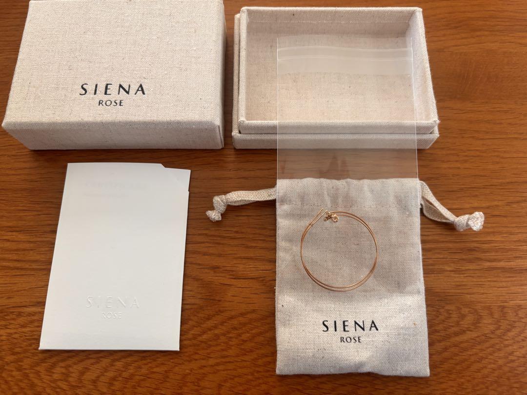 SIENA ROSE フープピアス［S］ ゴールド
