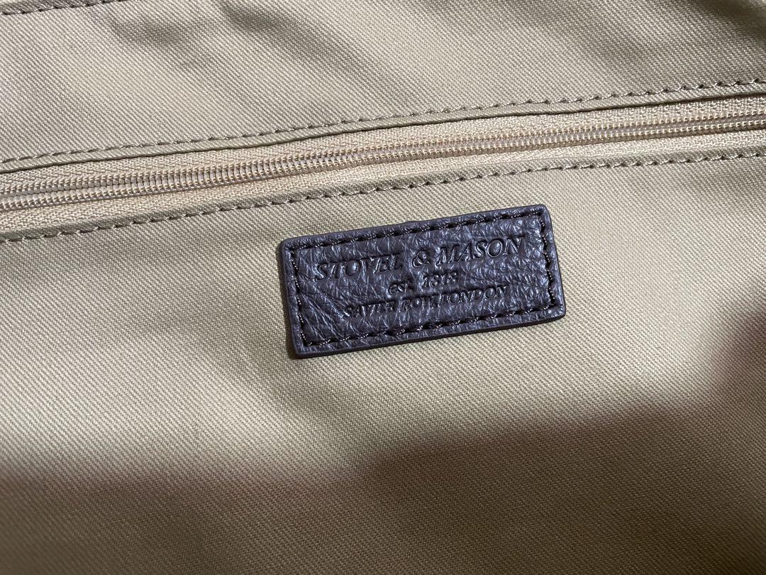 STOVEL & MASON ストーベル&メイソン 本革レザー ビジネスバッグ